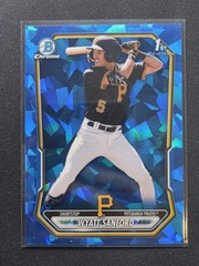 2026 Bowman Chrome 1st Refractor Sapphire BCP-66 Wyatt Sanford Pirates