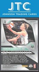 2024 Panini Prizm WNBA Courtney Vandersloot Ice Orange Prizms New York Liberty
