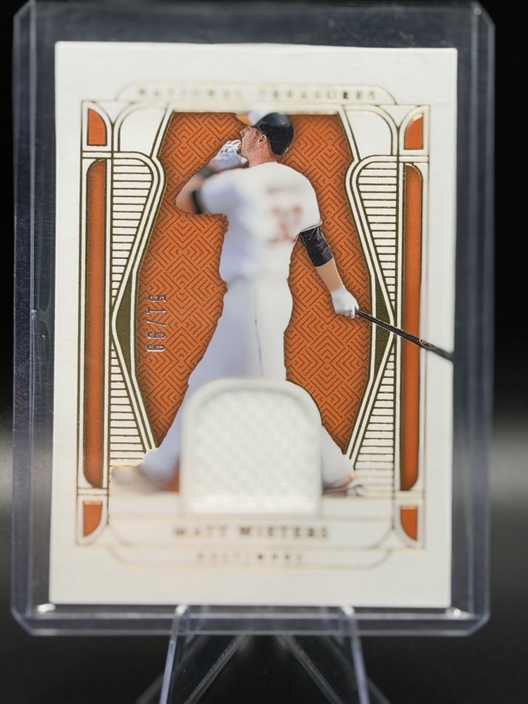 2025 National Treasures – Material Treasures Matt Wieters #MT-MW /99 (MEM)