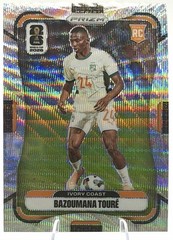 BAZOUMANA TOURE #252 RC 2026 Panini Prizm FIFA World Cup SILVER PRIZM Wave CIV