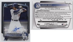 2025 Bowman Draft Chrome Prospect Aidan West #CPA-AWE Auto 8g8