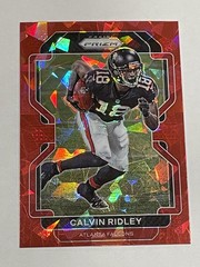 2021 Panini Prizm Football Red Ice Prizm – Calvin Ridley – Atlanta Falcons
