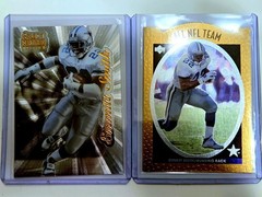 1996 Emmitt Smith 2-Card Lot Upper Deck NFL Team x Pinnacle Select Certified NM