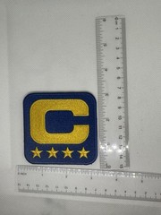 Los Angeles Rams NFL Captains Patch 3” X 3” Iron On Embroidered