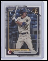 2024 Bowman #BP-137 Cooper Pratt Prospects – Milwaukee Brewers