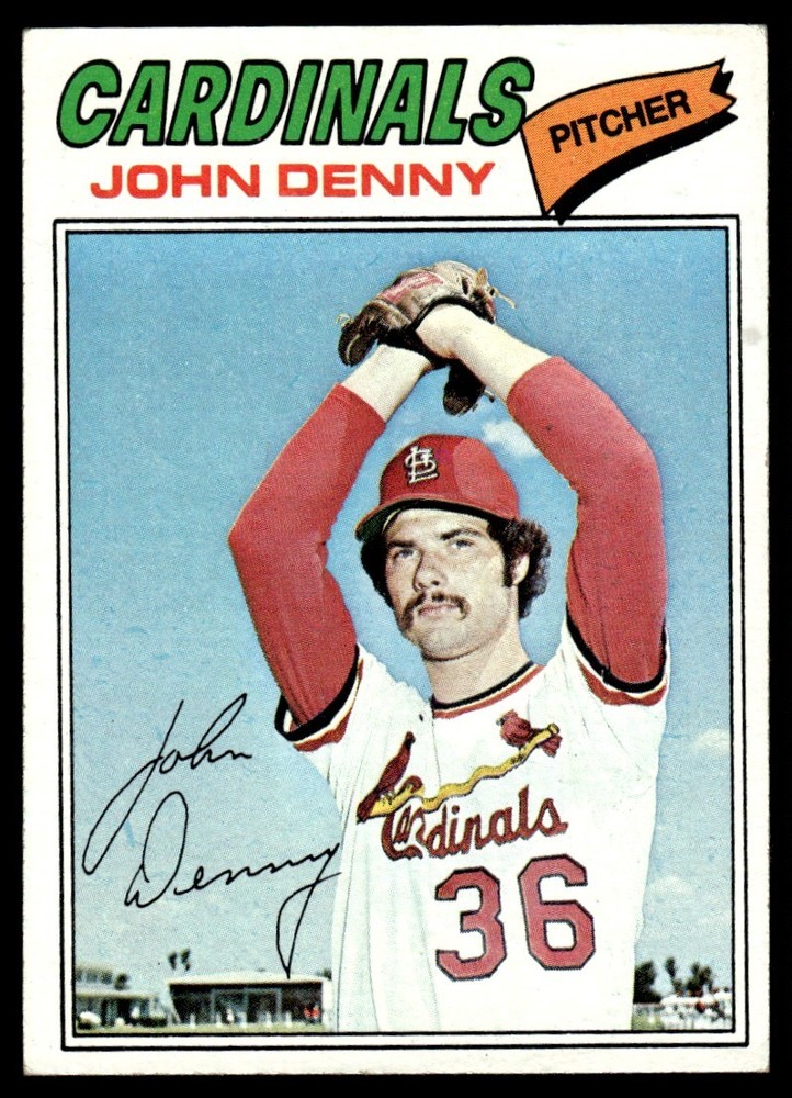 1977 Topps John Denny St. Louis Cardinals #541