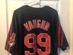 Cleveland Indians #99 Rick Vaughn Major League Movie Jersey XXL 2XL Wild Thing
