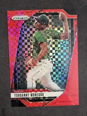 Yordanny Monegro #25 2025 Panini Prizm Red Power Prizms 26/99 Boston Red Sox