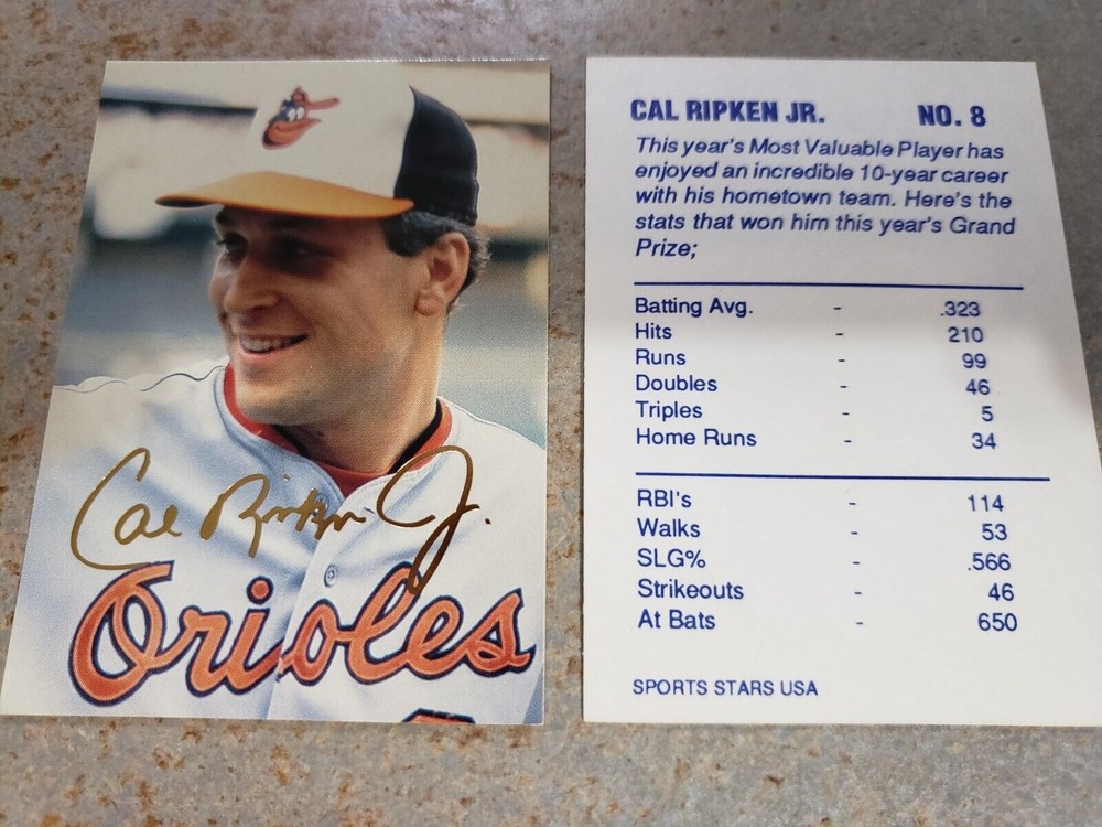 Cal Ripken Jr Baltimore Orioles SS Hall Of Fame RARE Oddballs WOW YOU PICK
