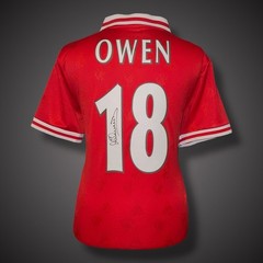 Michael Owen Hand Signed Liverpool Football Shirt With COA £320