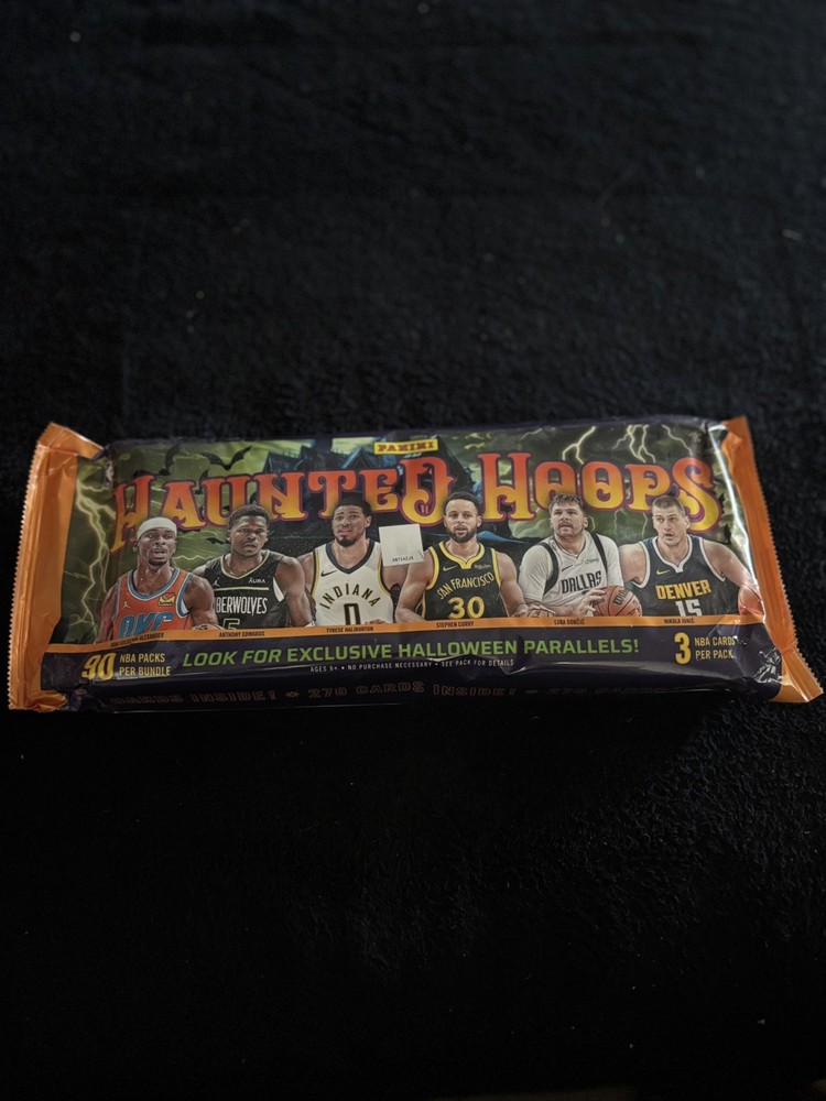 2023-24 Panini Haunted Hoops NBA Halloween 90 Packs In Box 270 Cards