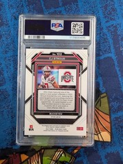 2023 Panini Prizm Draft Picks – C.J. Stroud #102 Red Ice Prizm (RC) PSA 8