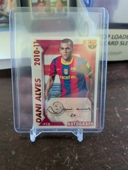 2010 2011 Panini FC Barcelona Dani Alves Autografo #29 Mint