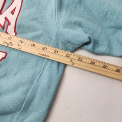 Vintage GONZAGA BULLDOGS Sweatshirt Adult Large Lite Blue REVERSE WEAVE Rare 90s