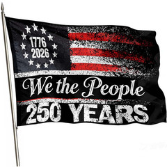 America&rsquo;s 250th Anniversary Flag, 3 Ply Year American 3×5 feet, Anniversary06