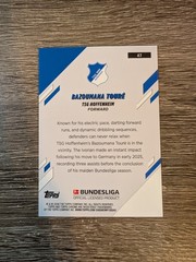 2025-26 Topps Chrome Bundesliga #47 Bazoumana Toure Gold Wave #/50 Rookie RC