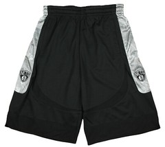 Zipway NBA Basketball Men&rsquo;s Brooklyn Nets Blue Print Shorts, Black / Grey