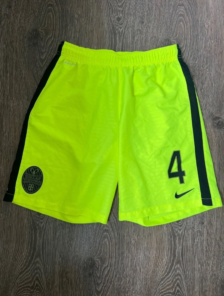 HELLAS VERONA THIRD #4 R. MARQUEZ MATCH WORN FOOTBALL SOCCER SHORTS NIKE sz L