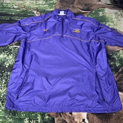 Vintage Northern Iowa Panthers Nike 1/4 Zip Pullover Woven Coaches Jacket Large