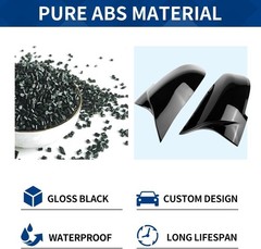 Mirror Caps Gloss Black for BMW F20 F30 F31 F32 F33 F36 F87 M2 X1