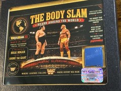 WrestleMania III Hulk Hogan Andre The Giant Pontiac Silverdome WWF Seat Relic