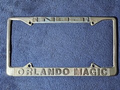 Orlando Magic NBA Official Licensed Basketball Metal Logo License Plate Frame