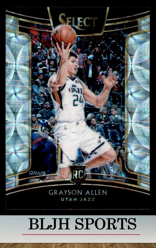 2018-19 Panini Select #9 Grayson Allen Utah Jazz Silver RC (2A7)