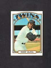 1972 Topps # 400 Tony Oliva EX+ condition Minnesota Twins