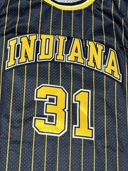 NEW #31 Reggie Miller Men’s Medium Stitched Jersey Pinstripe