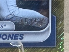 2024 Bowman – Chrome Prospects Spencer Jones #BCP-32 Gold Shimmer Refractor /50