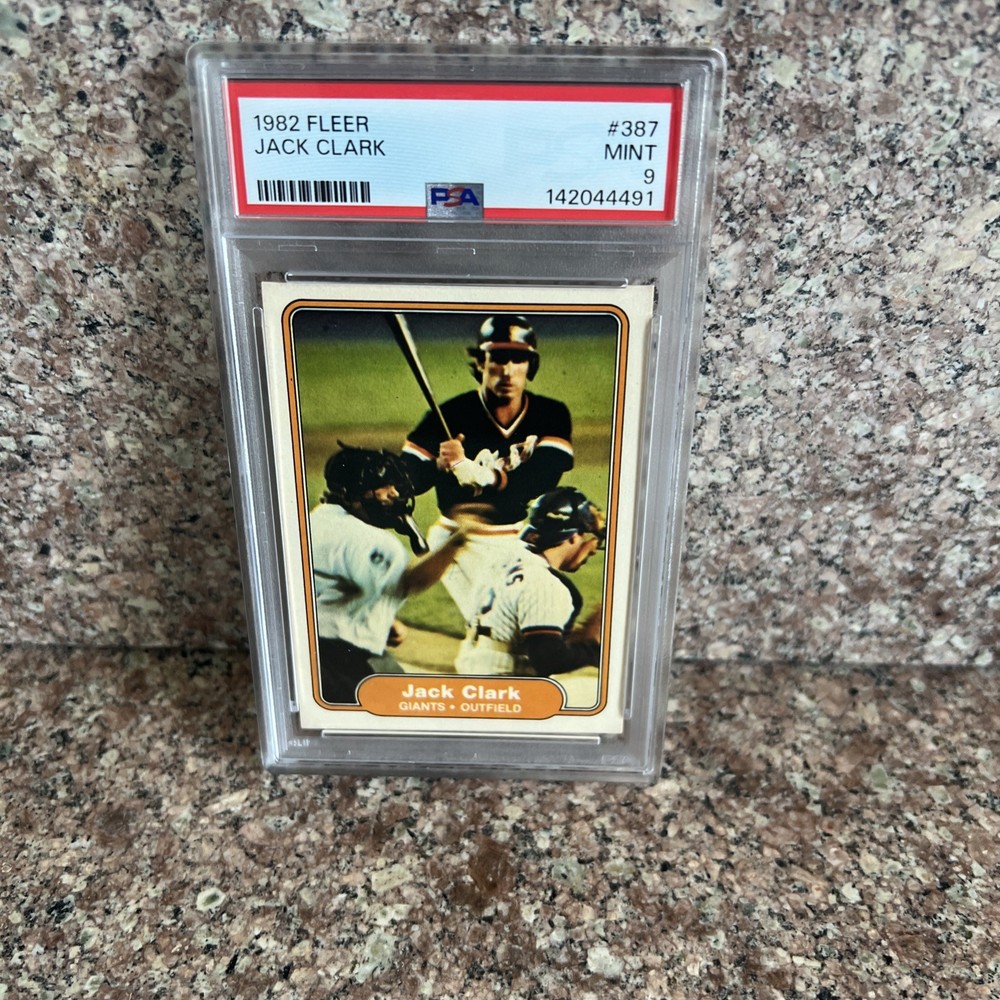 1982 Fleer Jack Clark PSA 9