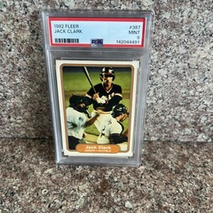 1982 Fleer Jack Clark PSA 9