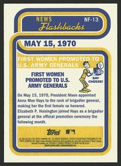 2019 Topps Heritage #NF-13 First Women News Flashbacks