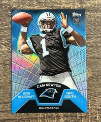 2011 Topps Chrome Cam Newton Refractor Rookie Card RC TMB-1 RC Carolina Panthers