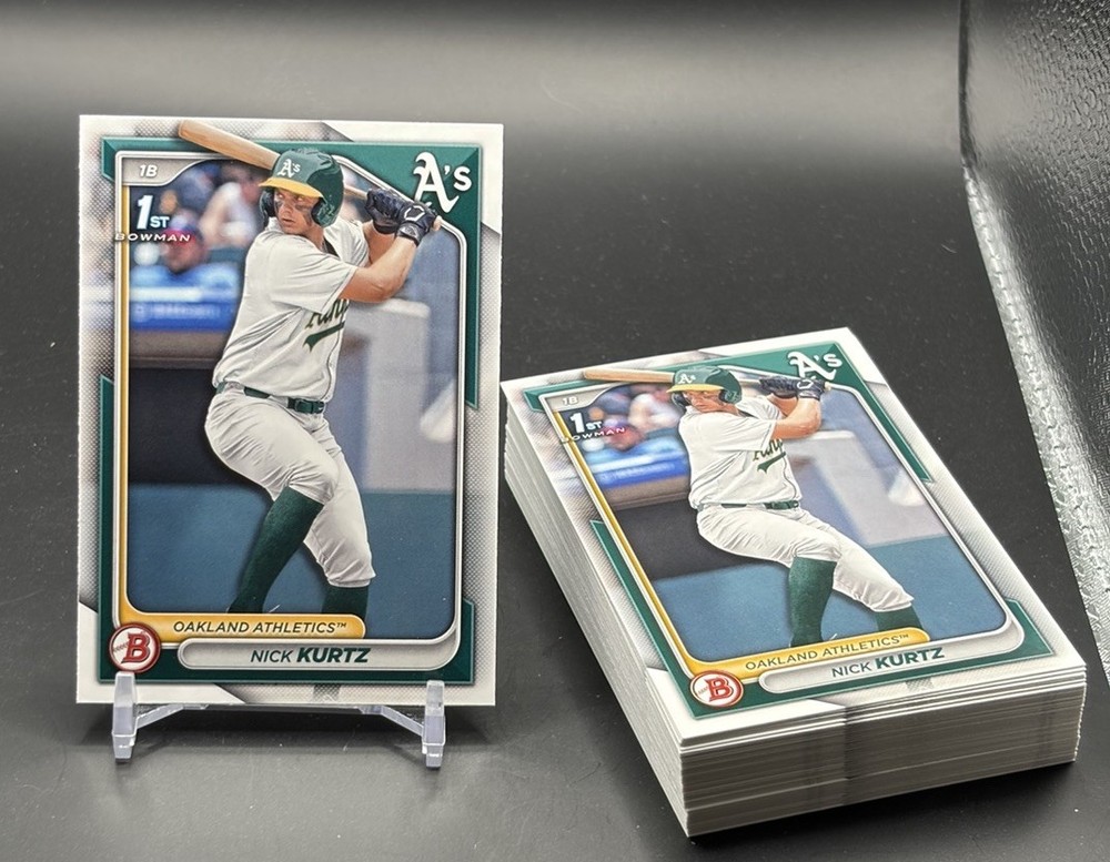 50) 2023 NICK KURTZ BOWMAN DRAFT LOT #BD-56 (A&rsquo;S)