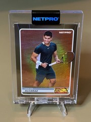 2022 NETPRO Premium Rainbow Green Shirt Carlos Alcaraz Rookie Card /250 #SP-1