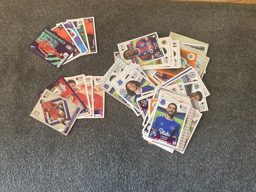 Panini premier league official sticker collection bundle 132 From 2021 2022 2023