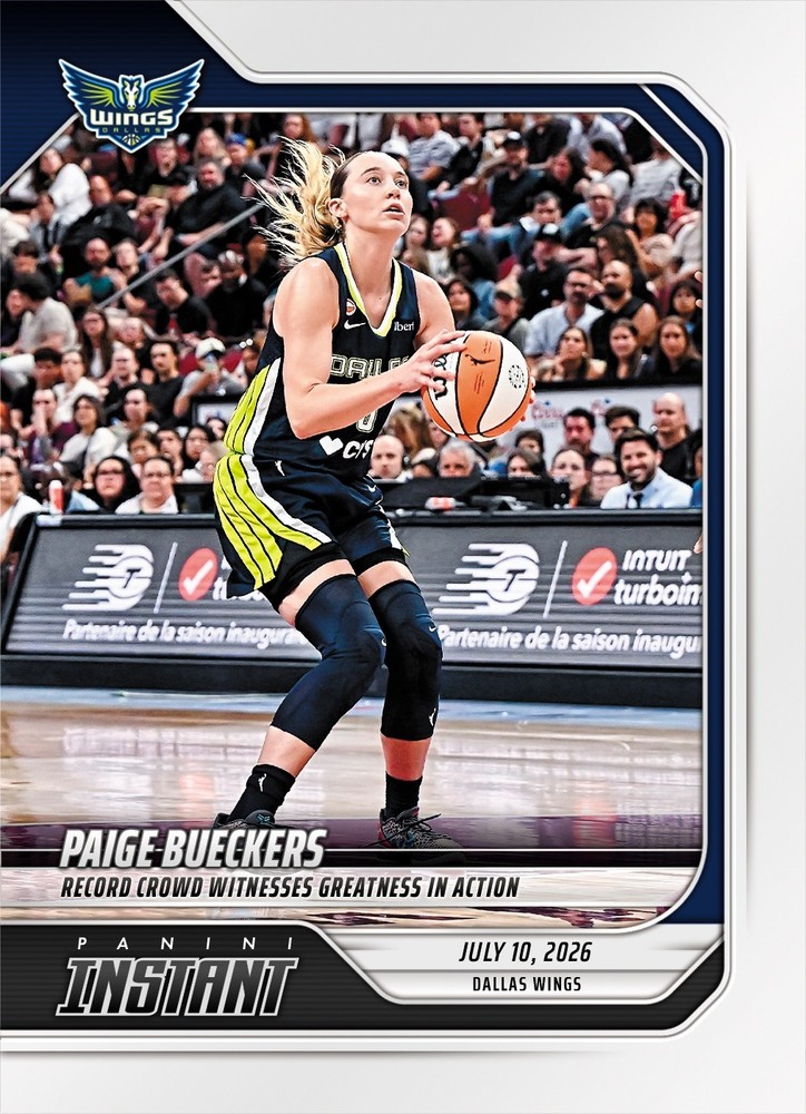 *PRESALE* 2026 Panini Instant WNBA Paige Bueckers #234 ~ Dallas Wings