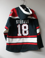 New Ottawa Senators #18 Stutzle old time style mid weight cotton hoodie men&rsquo;s S