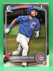 2025 Bowman Chrome Ronny Cruz #BCP-213 1st Bowman Prospects Chicago Cubs (RC)