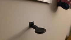 Football wall hanger.  3d printed from PLA+, display holder, mount, NFL, NCAA