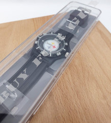Pittsburgh Steelers Men&rsquo;s Black Watch – Steelers Gifts – Model Three Watch (NFL)