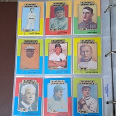Baseball Immortals 1980/84 MLB Complete Set 189 Cards-Pristine Condition