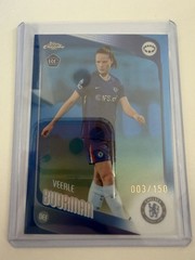 Veerle Buurman RC /150 Blue 2025-26 Topps Chrome Women’s UWCL Color Match