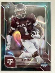Mario Craver 2025 Bowman University Chrome # 165 Teal Lava Refractor