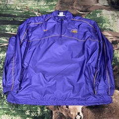 Vintage Northern Iowa Panthers Nike 1/4 Zip Pullover Woven Coaches Jacket Large