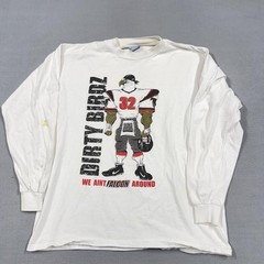 Vintage Atlanta Falcons Shirt Mens XL White NFL Football All Sport Dirty Birdz