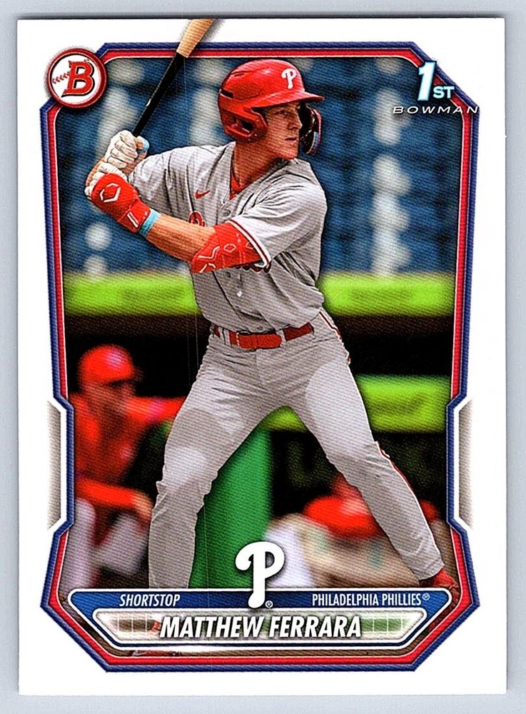 MATTHEW FERRARA PHILLIES RC 1st card 2026 BOWMAN PROSPECTS #BP-110