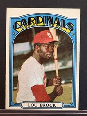 1972 Topps Baseball – #200 Lou Brock – St. Louis Cardinals – NM
