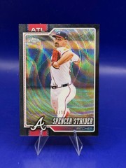 2026 Topps Chrome Spencer Strider #110 Black Wave Refractor /10 Braves